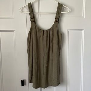 Maurices Green Top Tortoise Strap Accents